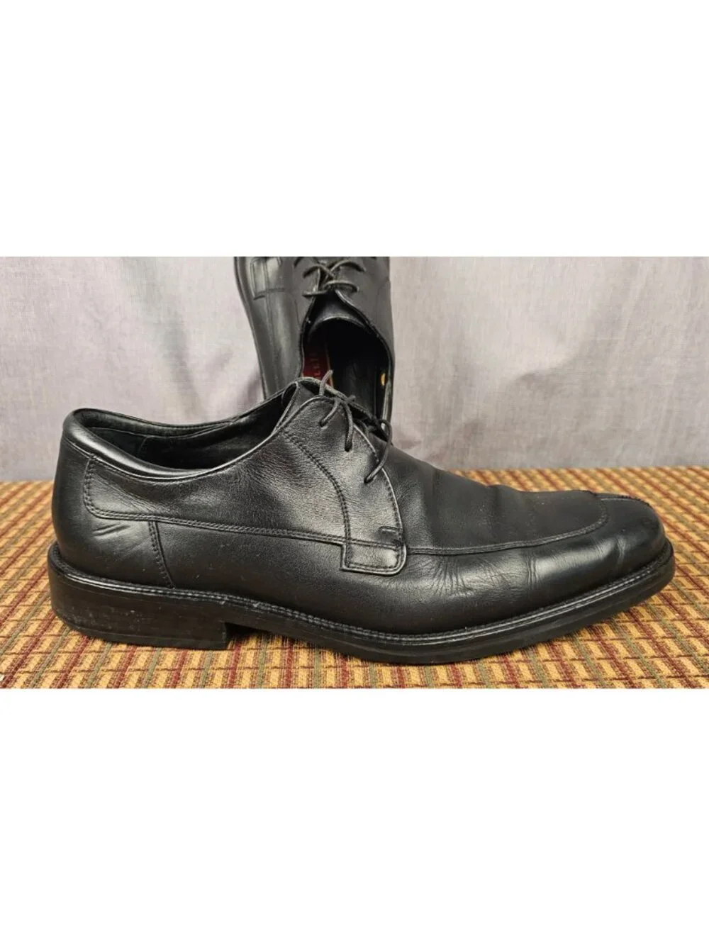 Cole Haan Black Leather Oxford Dress Shoes Mens Size 10 Classic Formal Lace-Up